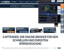 Tablet Screenshot of captrader.com